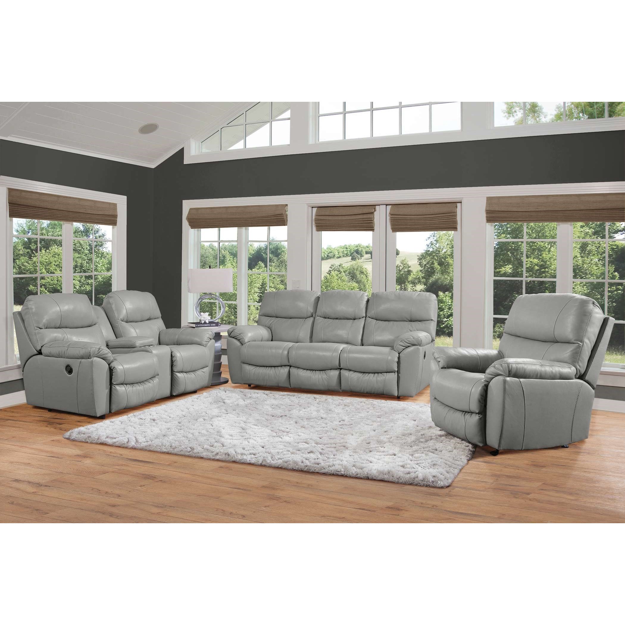 Franklin Cabot Casual Manual Reclining Console Loveseat Find Your